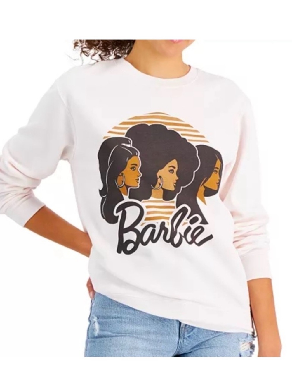 Love Tribe, XL, Black Barbie Sweatshirt
